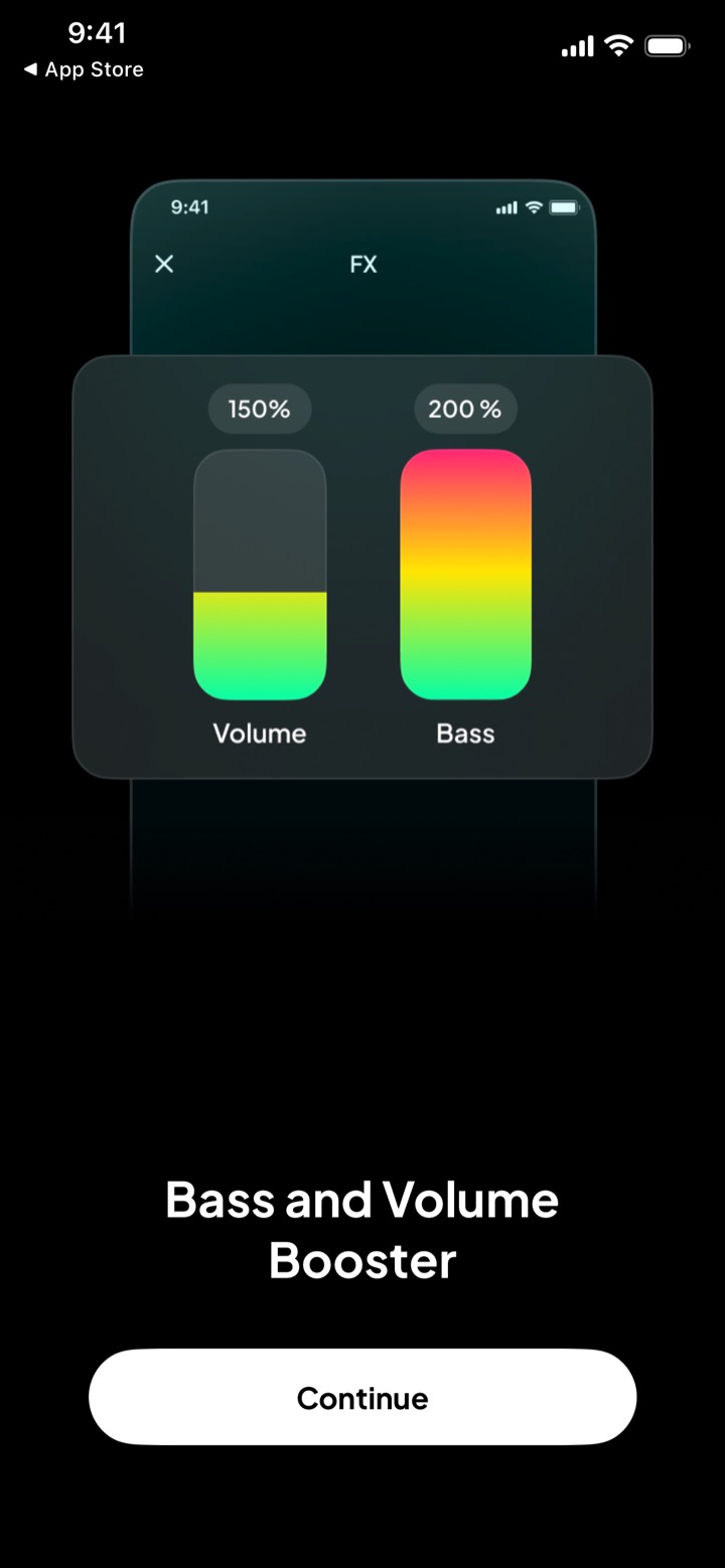 Speaker Connect screen 4: Onboarding