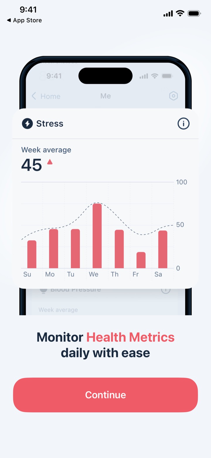 Heartica screen 7: Onboarding