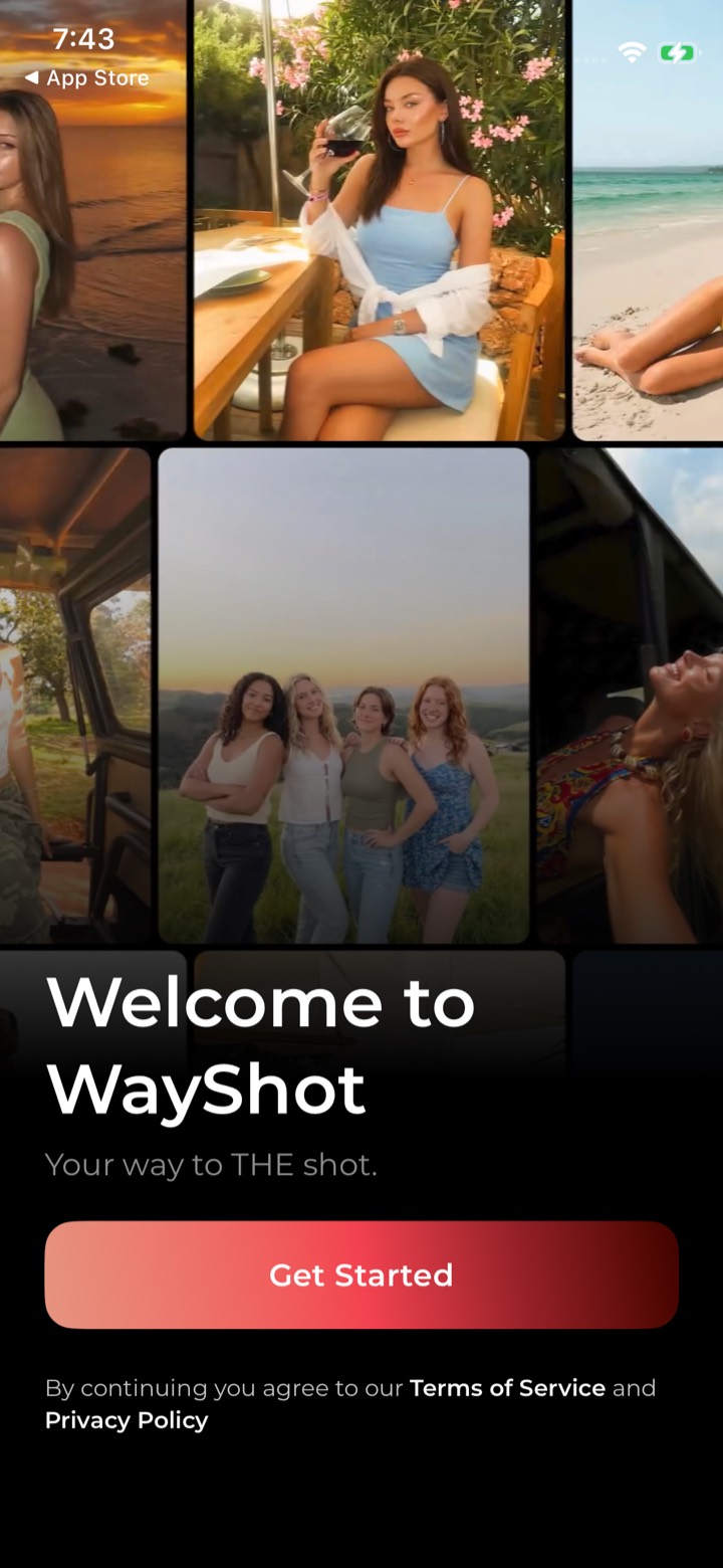 WayShot screen 2: Onboarding