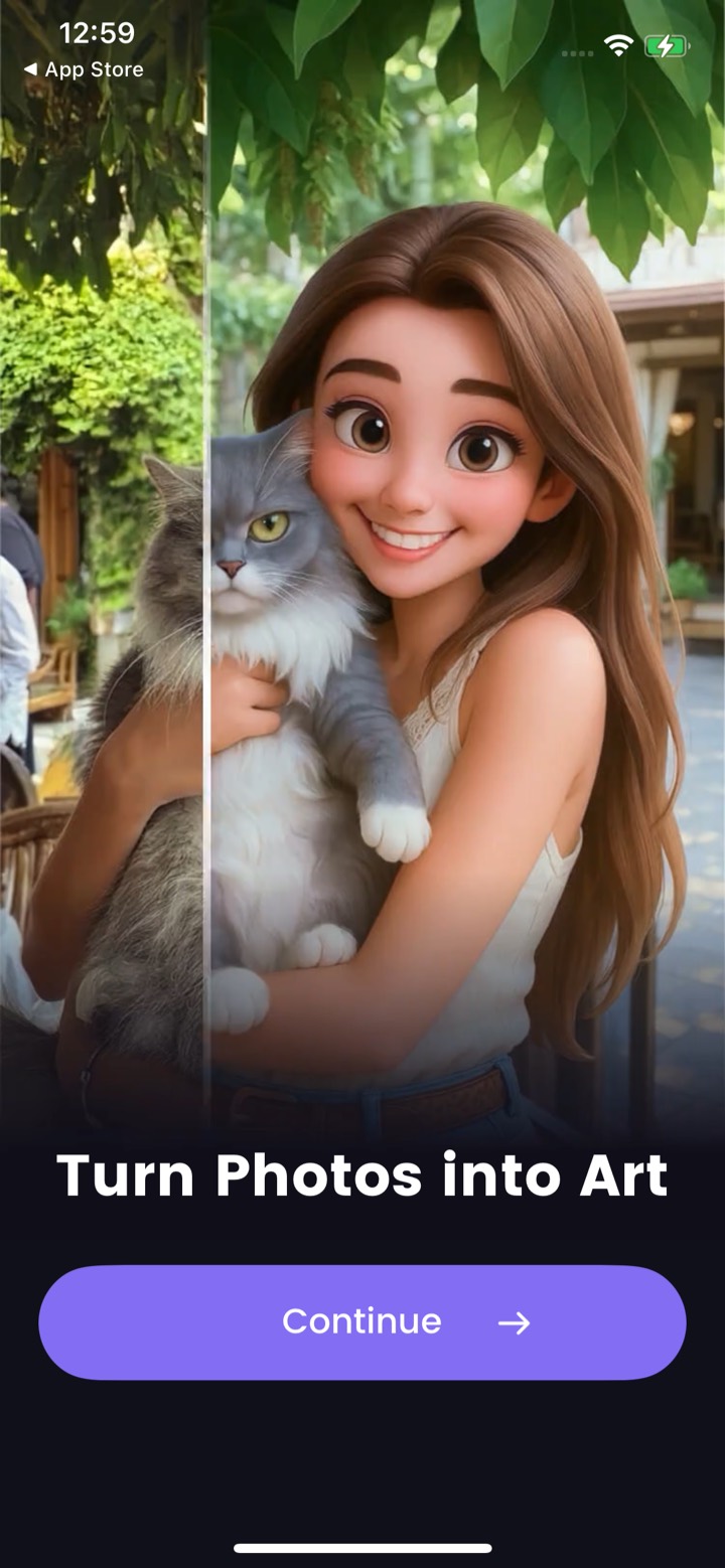 AI Photo screen 4: Onboarding