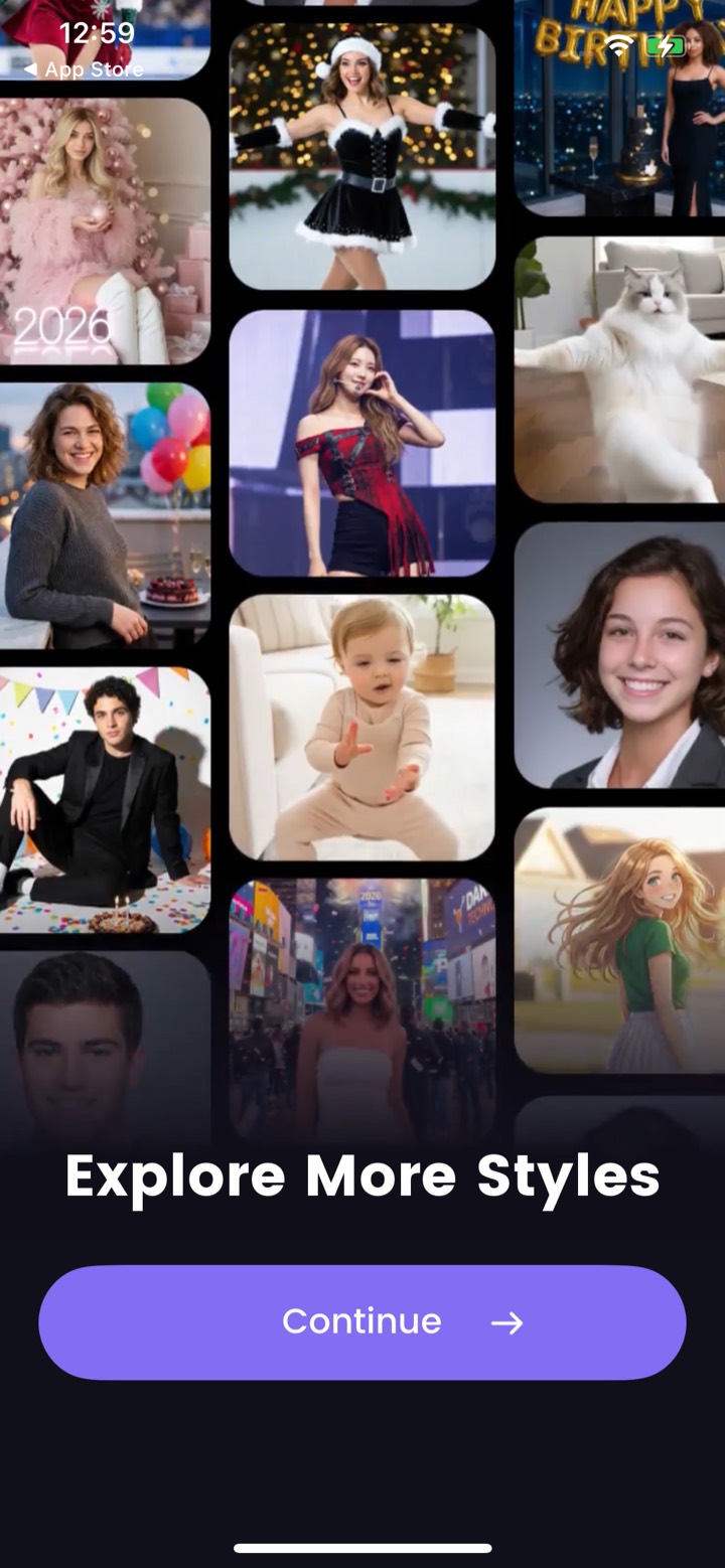 AI Photo screen 5: Onboarding