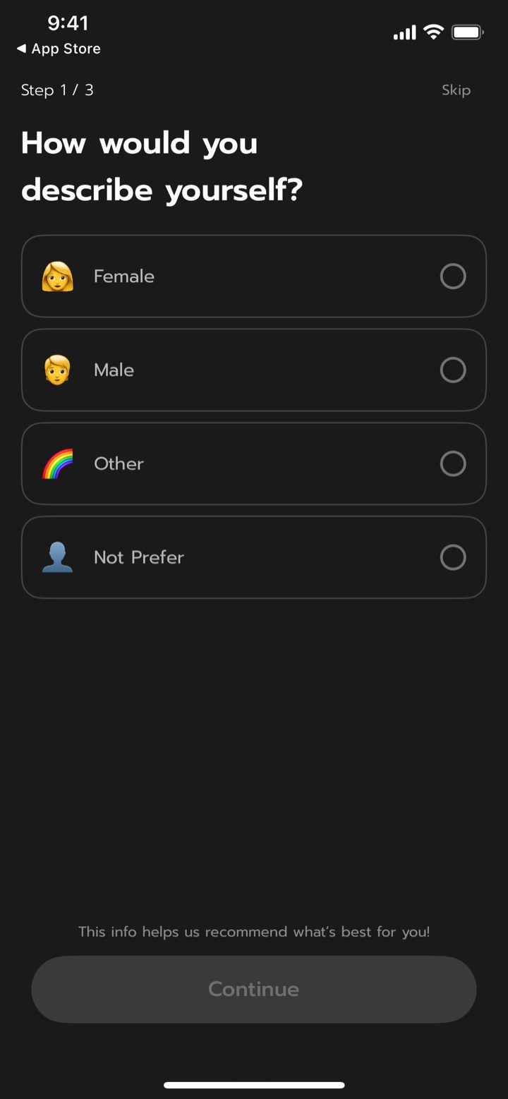 FaceLab screen 4: Quiz